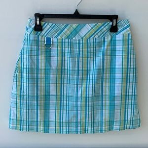 Lilly Pulitzer Golf Retro Stretch Plaid Skort